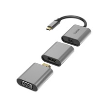 ADAPTER PREMIUM USB-C - MINI-DP + HDMI + VGA