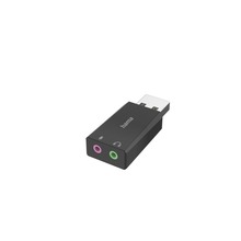 ADAPTER USB-A WTYK - 2xJACK 3,5MM GNIAZDO