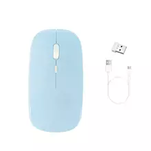 Bezprzewodowa mysz komputerowa Bluetooth z pasmem radiowym - CTMM (Niebieska)