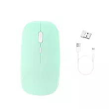 Bezprzewodowa mysz komputerowa Bluetooth z pasmem radiowym - CTMM (Zielona)