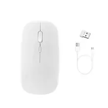 Bezprzewodowa mysz komputerowa Bluetooth z pasmem radiowym - CTMM (Biała)