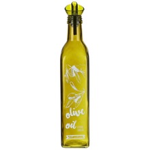 Butelka na oliwę z dozownikiem szklana zielona 500 ml
