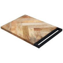 Deska do krojenia i serwowania drewniana 40,5x29,5 cm