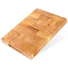 Deska drewniana kauczukowa do krojenia 35x25x3,5 cm