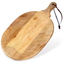 Deska drewniana mango do krojenia i serwowania z uchwytem kuchenna 44x25 cm