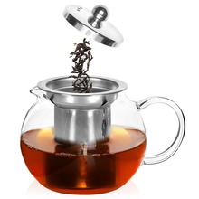 Dzbanek z sitkiem do zaparzania imbryk czajnik zaparzacz do herbaty ziół 0,8 l