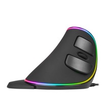 Ergonomiczna Mysz komputerowa - Delux M618 RGB Black