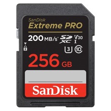 Extreme PRO 256GB SDXC R200/W140, UHS-I, Class 10, U3, V30, 2 lata 