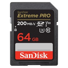 Extreme PRO 64GB SDXC R200/W90, UHS-I, Class 10, U3, V30, 2 lata Re