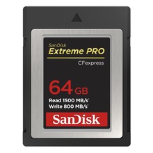 Extreme PRO CFexpress Card Type B, SDCFE 64GB, 1500MB/s R, 800MB/s