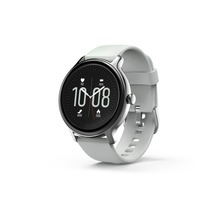 Fit Watch 4910 Smartwatch, koperta srebrna pasek szary, wodoodporny IP68, tętno, pulsoksymetr