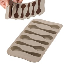 Forma silikonowa do czekoladek foremka do lizaków łyżeczek czekoladowych na lód