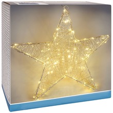 Gwiazda świąteczna świecąca ozdoba oświetlenie lampka święta Boże Narodzenie 50 LED 40 cm