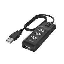 HUB Z WŁĄCZNIKIEM USB 2.0 4xUSB-A