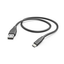 KABEL ŁADUJĄCY/DATA USB-A - TYP-C, 1,5M CZARNY