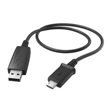 Kabel do ładowania / do transmisji danych, mikro USB, 0,6 m, czarny
