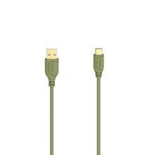 KABEL USB-C - USB 2.0 A FLEXI-SLIM 0.75M ZIELONY