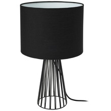 Lampa stołowa czarna 41 cm