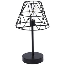 Lampa stołowa na baterię LED czarna 30,5 cm