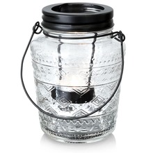 Lampion na świeczkę szklany 13,5 cm