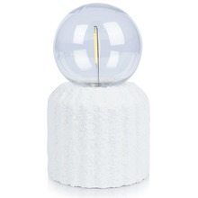 Lampka stołowa na baterie LED biała