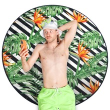 Mata plażowa piknikowa składana okrągła koc 138 cm