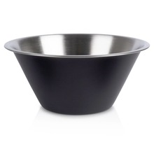 Miska kuchenna stalowa czarna 18 cm, 950 ml