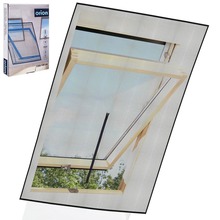 Moskitiera siatka na okno dachowe owady komary 120x140 cm czarna