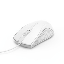 Mysz komputerowa MC-200, przewodowa, 3-przyciski, biała