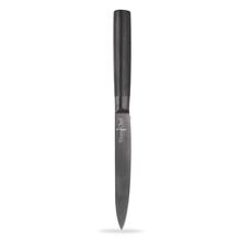 Nóż kuchenny stalowo tytanowy czarny TITAN CHEF 12,5 cm