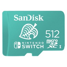 Nintendo microSDXC 512GB, V30, U3, C10, A1, UHS-1, 100MB/s R, 60MB/s W