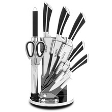 Noże stalowe zestaw komplet noży w stojaku nóż 7 sztuk ACER