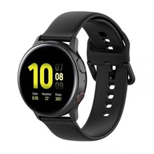Pasek silikonowy do Samsung Galaxy Watch Active 2 40 (Czarny)