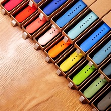 Pasek silikonowy opaska do Apple Watch 7 45mm (Niebieska)