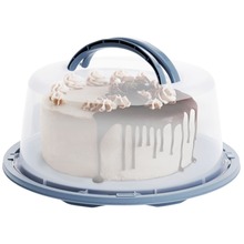 Pojemnik patera taca na tort ciasto babkę z pokrywą kloszem 34 cm