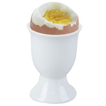 Porcelanowa podstawka do jajek kieliszek na jajko na jajka biała