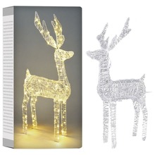 Renifer świecący / ozdoba świąteczna zewnętrzna 100 LED 100 cm