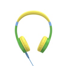 Słuchawki dla dzieci "Kids Guard", z ogranicznikiem głośności, zielone