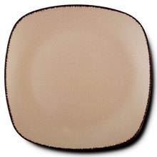 Talerz ceramiczny kwadratowy obiadowy płytki na obiad BROWN SUGAR 26 cm