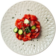 Talerz ceramiczny szary obiadowy płytki na obiad SOHO CLASSIC 27 cm