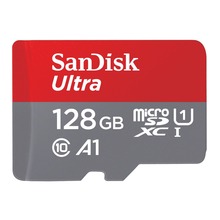 Ultra microSDXC 128GB + SD Adapter 140MB/s A1 Class 10 UHS-I