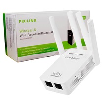 Wzmacniacz sygnału Wi-Fi Repeater Router PIX-LINK (Czarny)