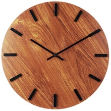 Zegar ścienny brązowy 40 cm
