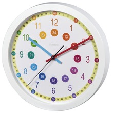 Zegar dziecięcy "Easy Learning", średnica 30 cm, cichy