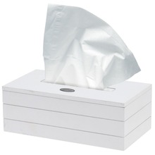 Biały pojemnik na chusteczki higieniczne papierowe chustecznik podajnik 23x13,5x9 cm