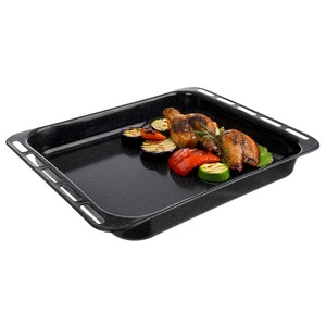 Blacha do pieczenia emaliowana głęboka 44,5x36x5 cm