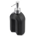Dozownik do mydła szklany czarny 320 ml
