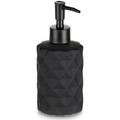 Dozownik do mydła szklany czarny 330 ml