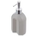 Dozownik do mydła szklany szary 320 ml