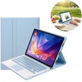 Etui z klawiaturą Bluetooth do Redmi Pad 2 11 2025, niebieskie - ochronne z podstawką